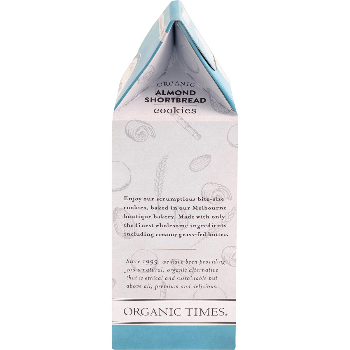 ORGANIC TIMES Cookies Almond Shortbread 150g
