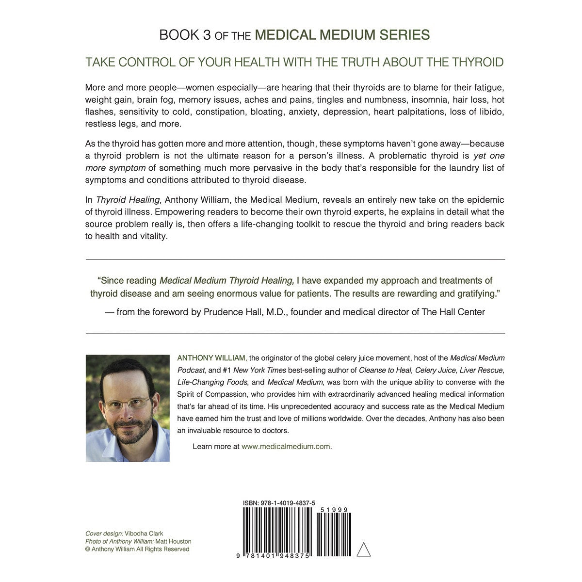 Book Medical Medium Thyroid Healing by Anthony William 1