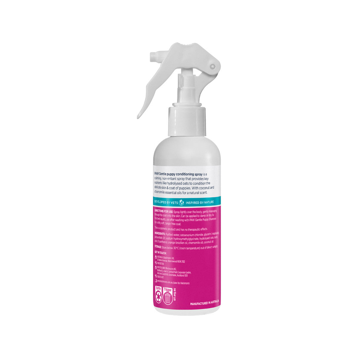 PAW By Blackmores Gentle Puppy Conditioning Spray 200ml
