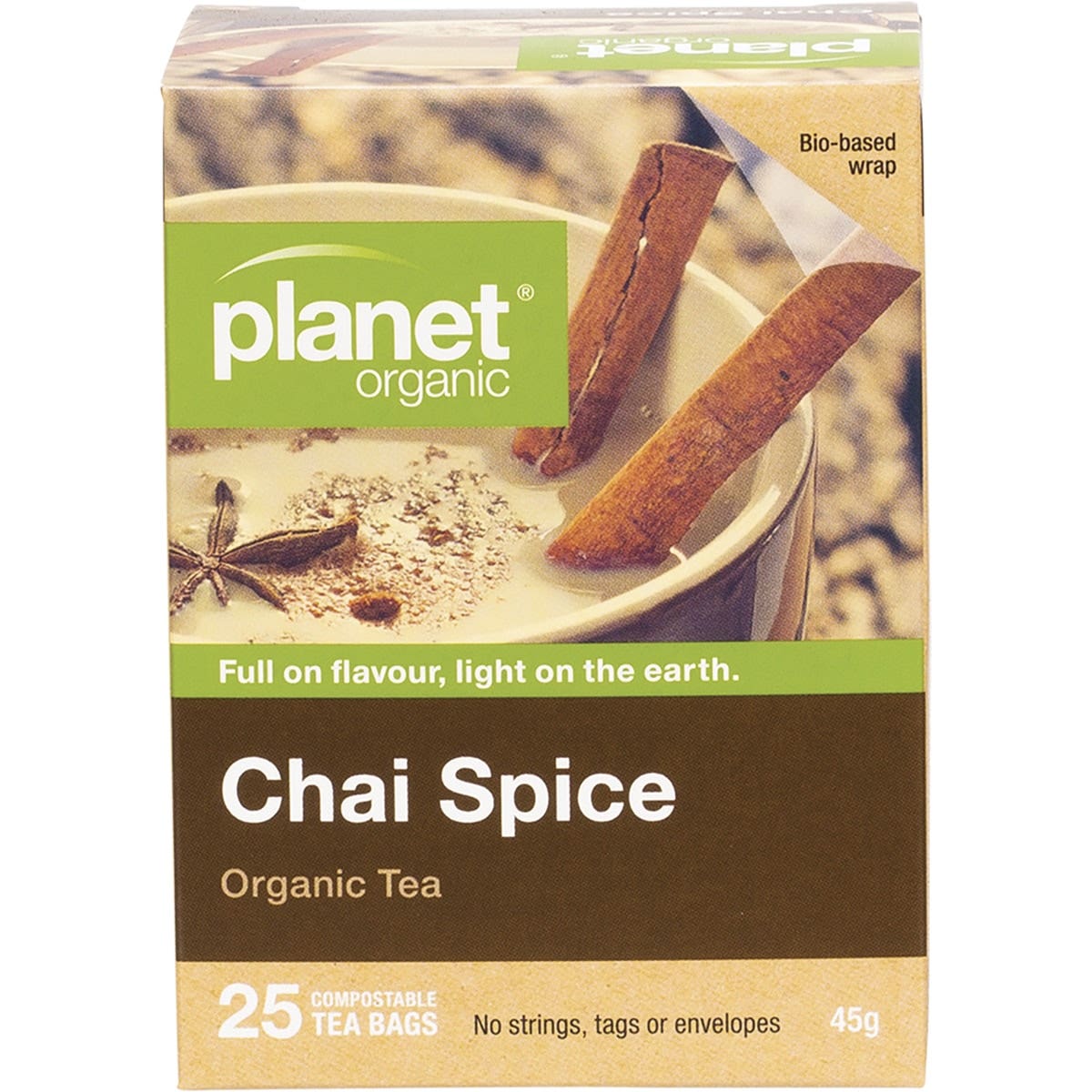 Planet Organic Organic Chai Spice Tea x 25 Tea Bags