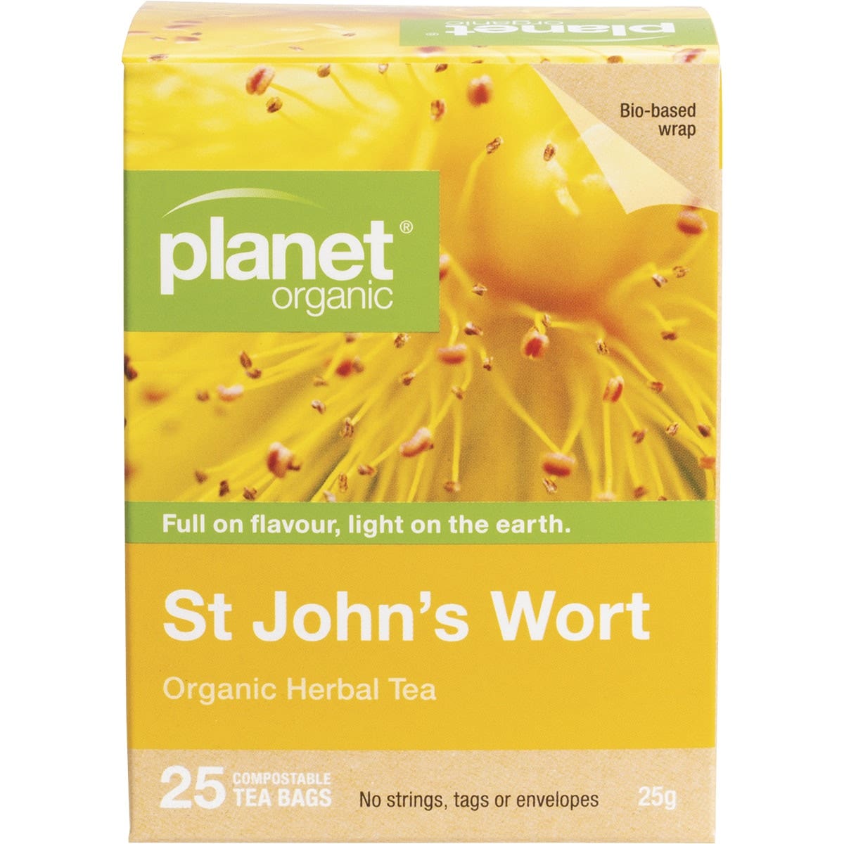 Planet Organic Organic St John's Wort Herbal Tea x 25 Tea Bags