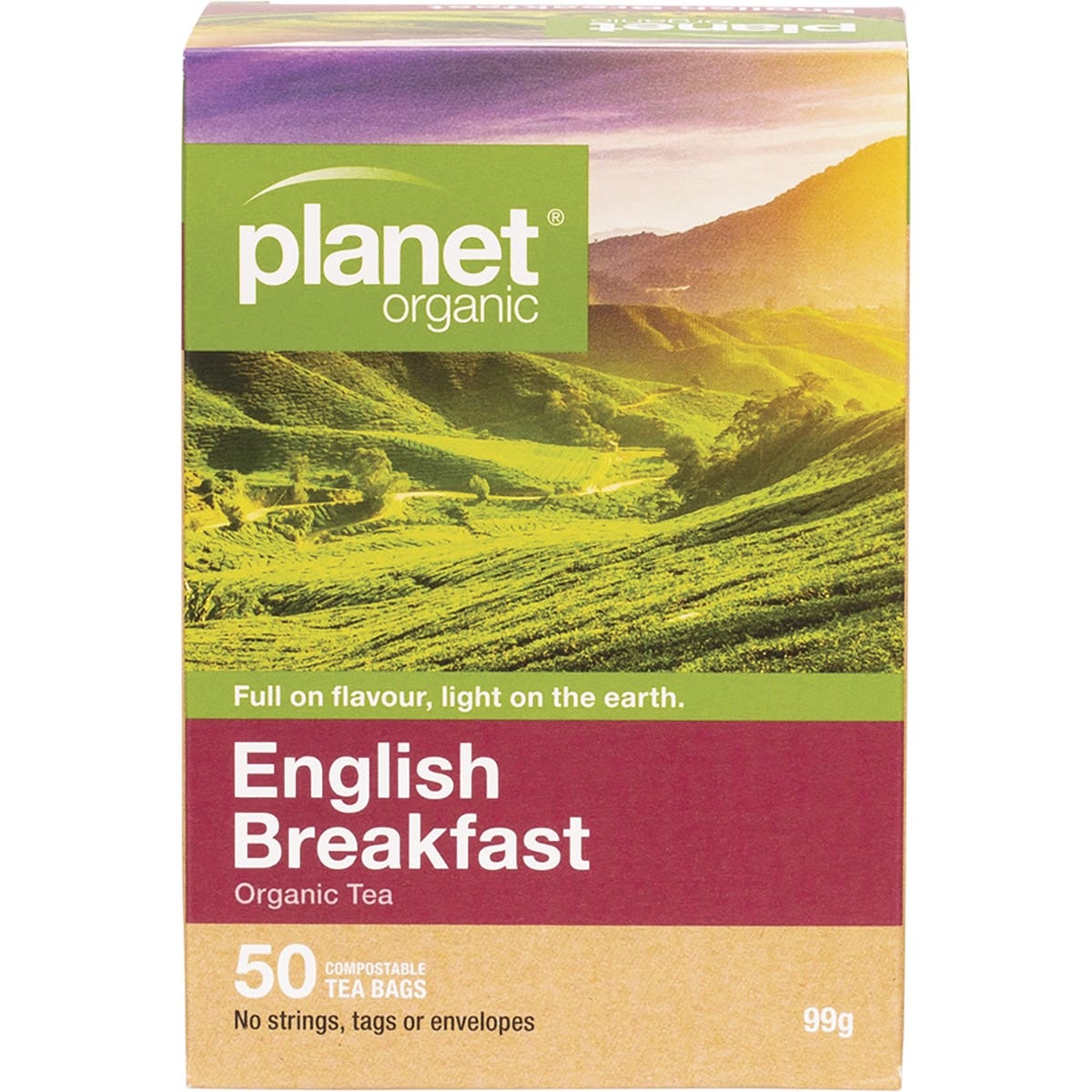 Planet Organic Organic English Breakfast Tea x 50 Tea Bags