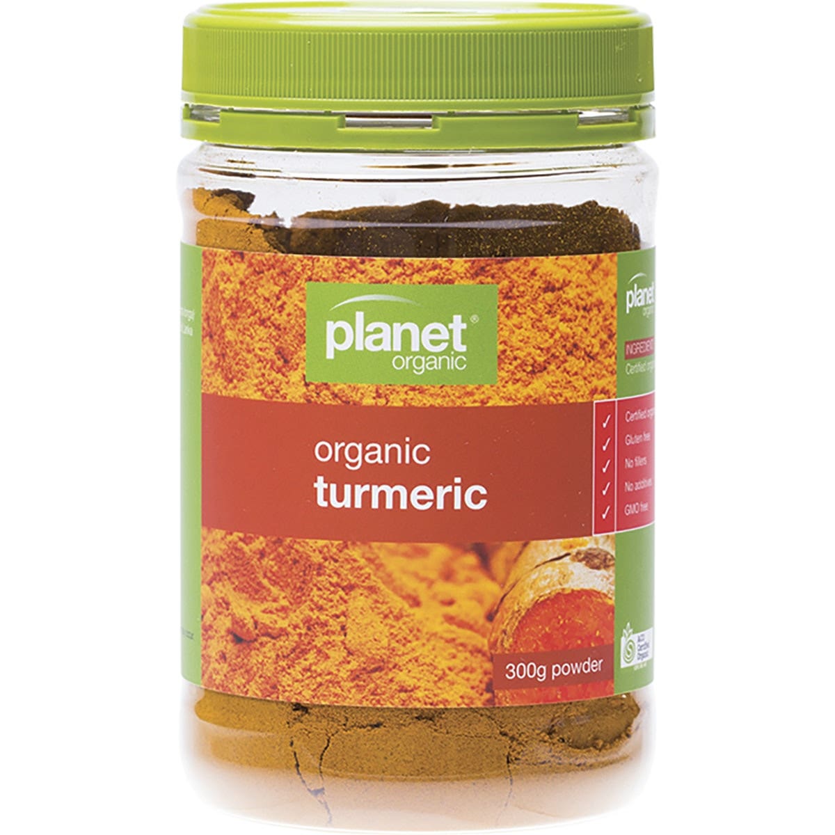 Planet Organic Organic Turmeric Jar 300g