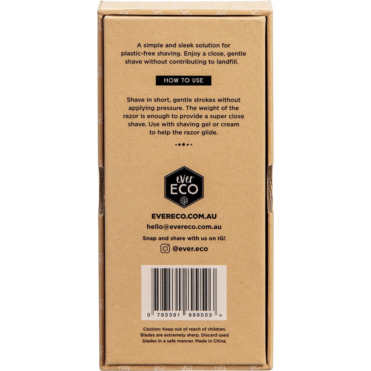 EVER ECO Safety Razor Rose Gold 1