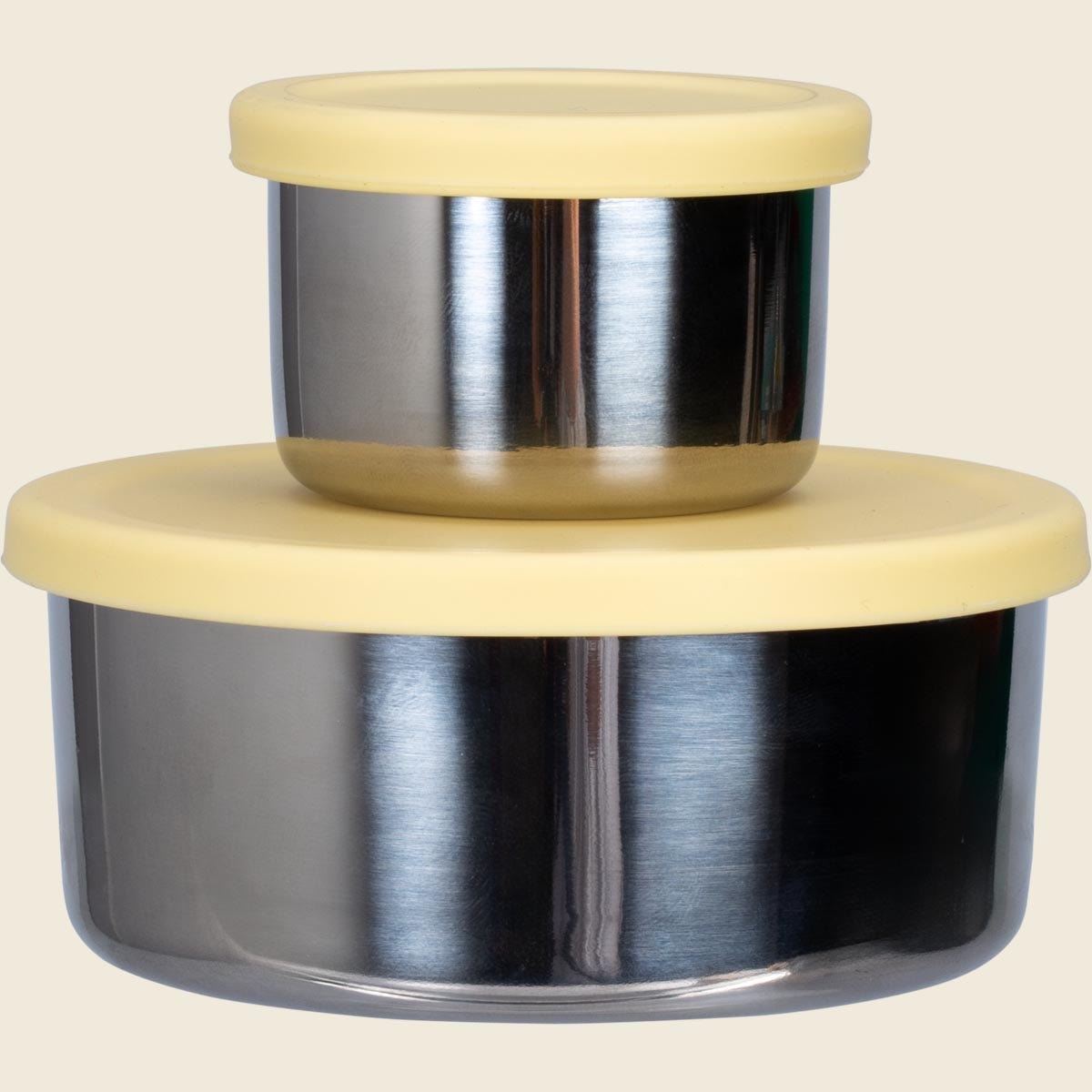 Ever Eco Stainless Steel Leakproof Snack Pods Buttercup 2pk