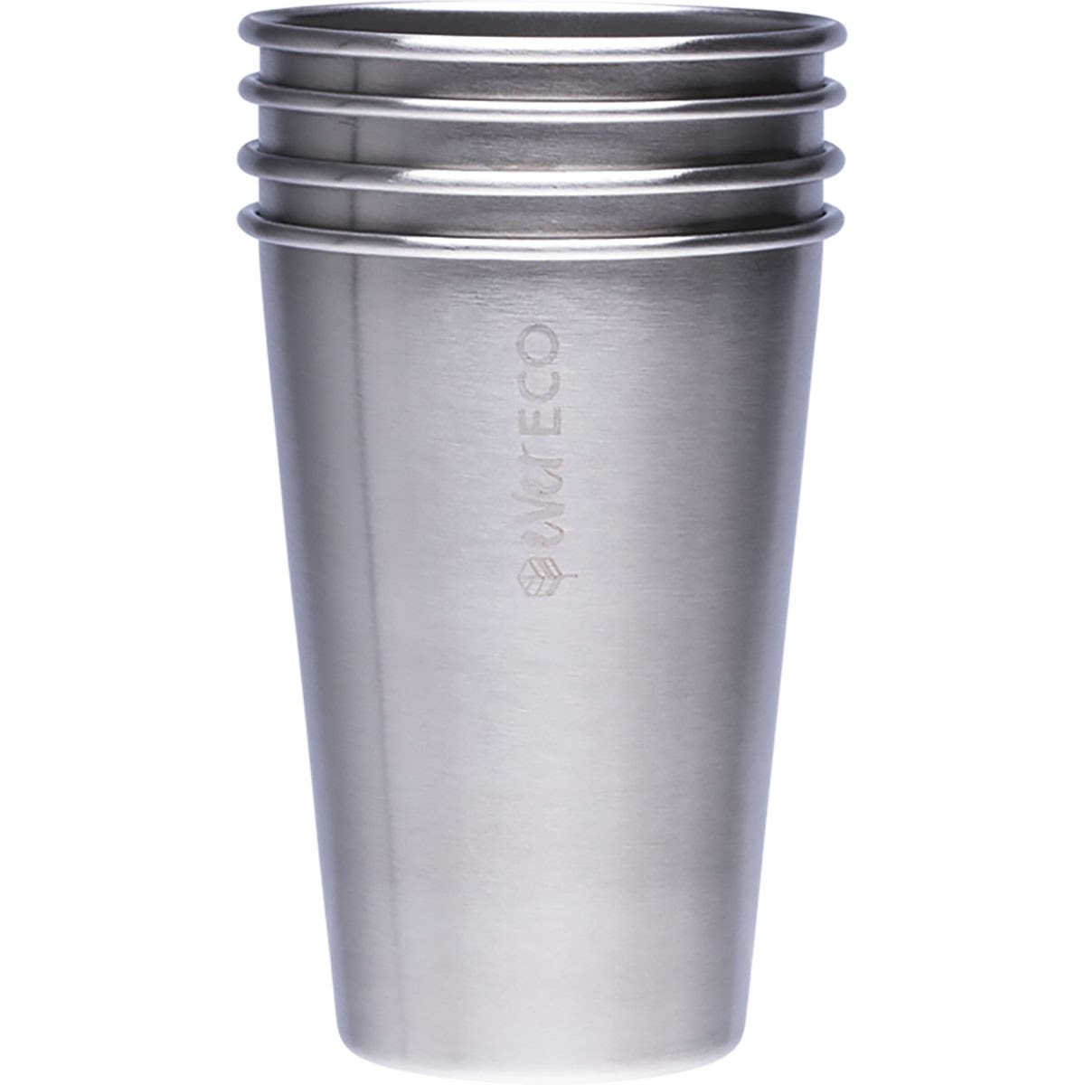 EVER ECO Stainless Steel Drinking Cups 4 Pack 4x500ml
