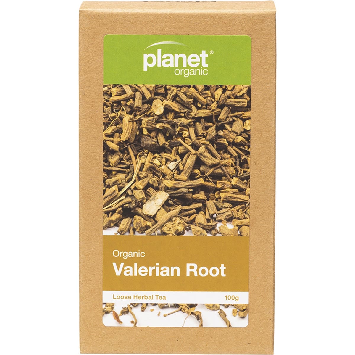 PLANET ORGANIC Herbal Loose Leaf Tea Organic Valerian Root 100g