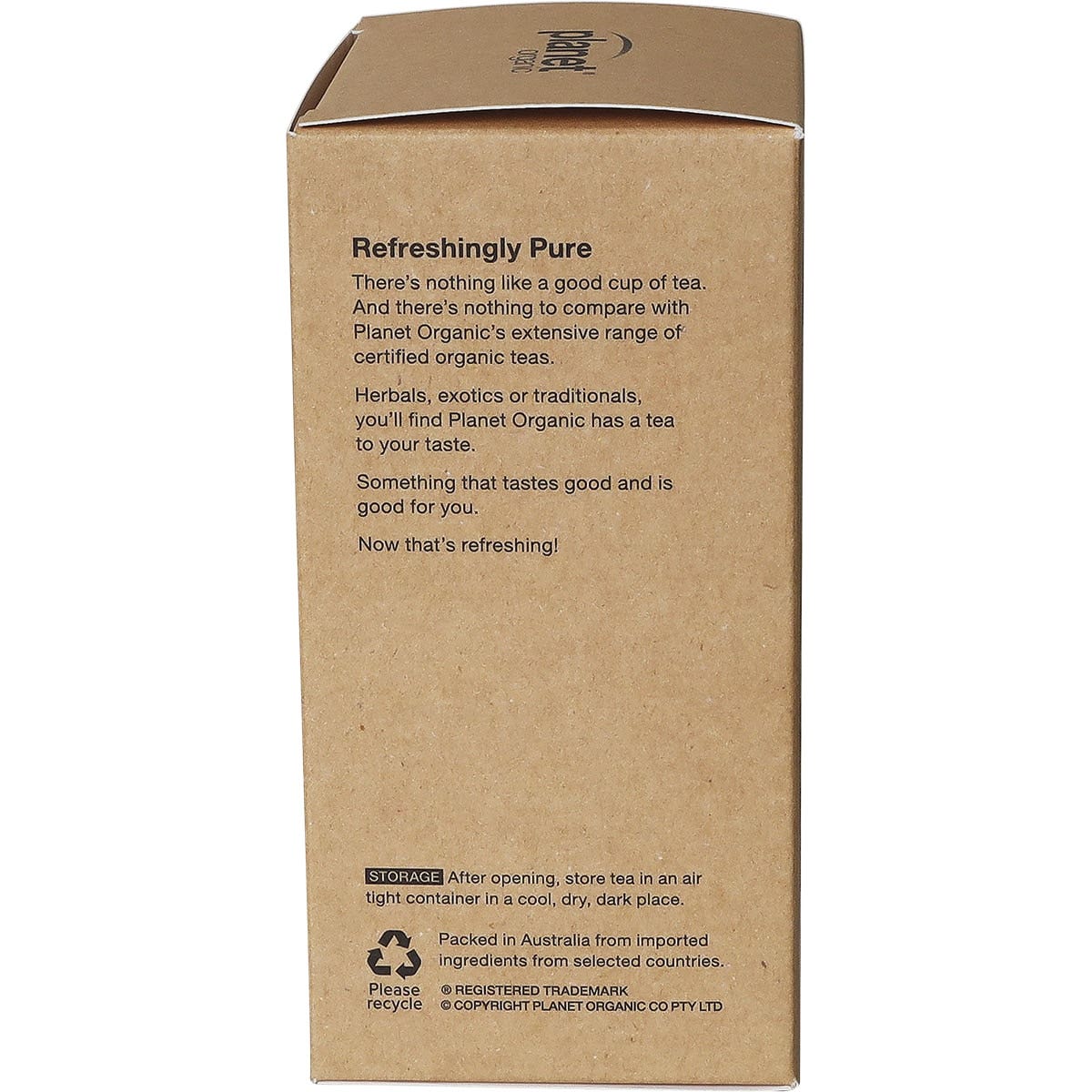 PLANET ORGANIC Herbal Loose Leaf Tea Organic Raw Dandelion Root - 100g