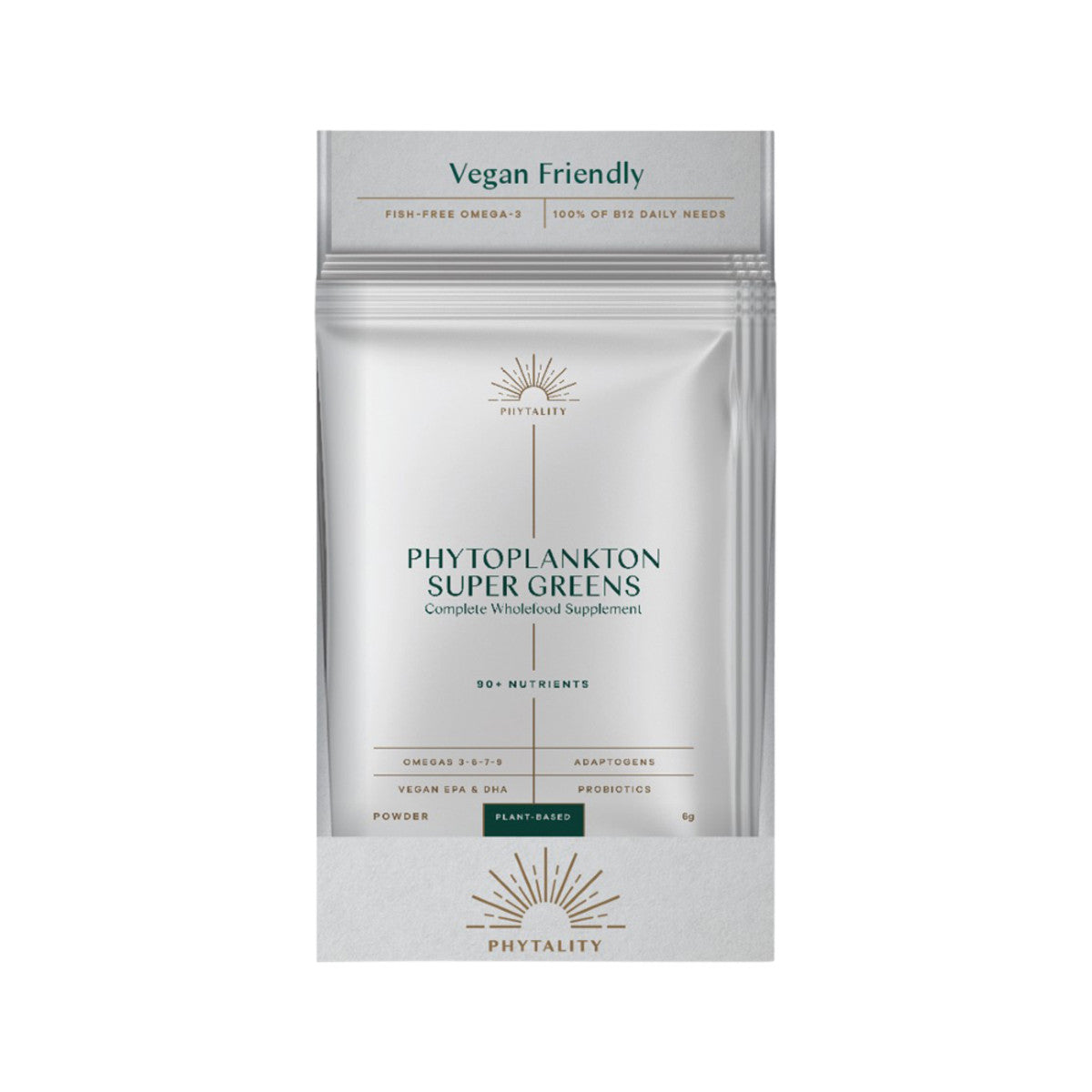 Phytality Phytoplankton Super Greens (Complete Wholefood Supplement) Sachets 6g x 14 Pack