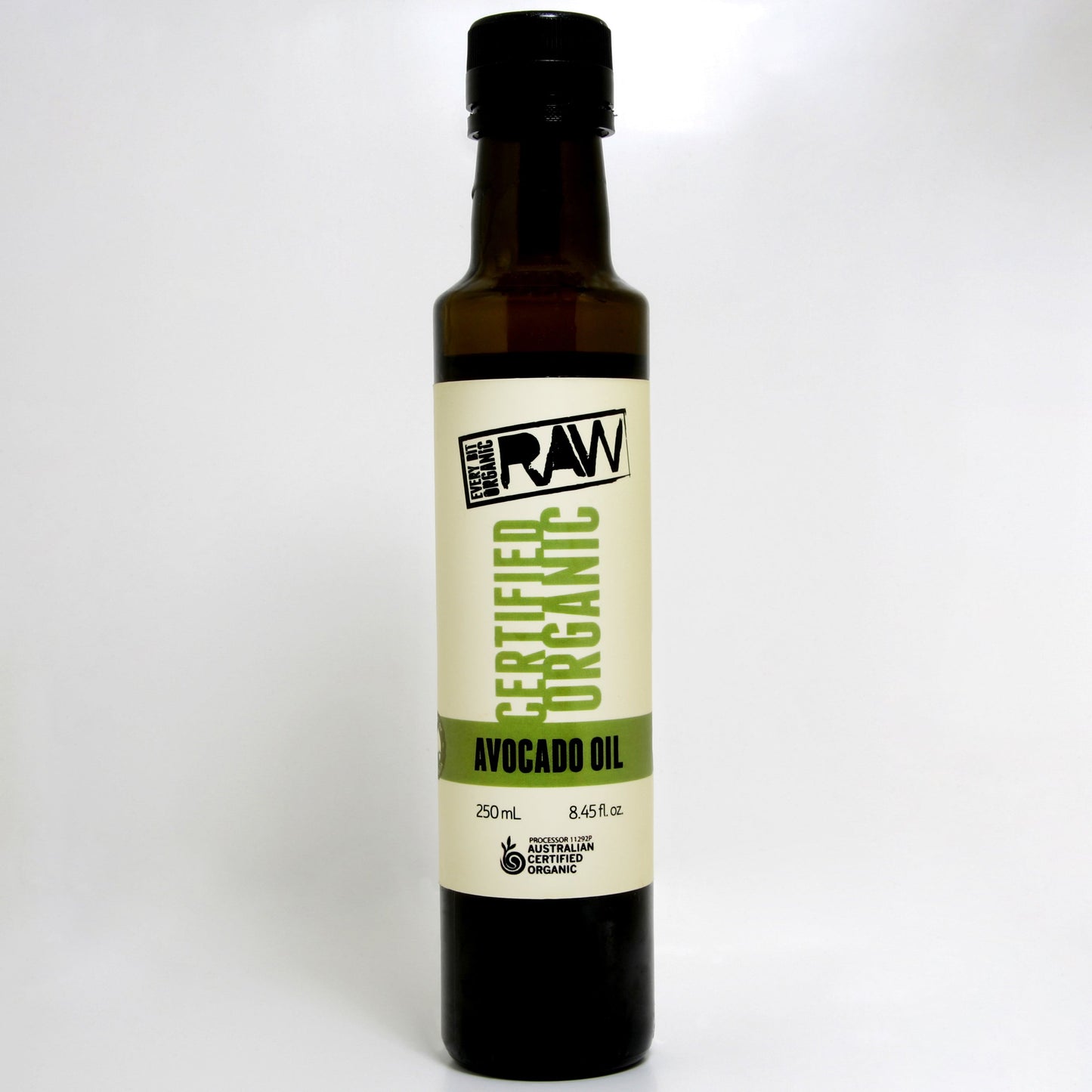 EVERY BIT ORGANIC RAW Avocado Oil - Extra Virgin Cold Pressed - Unrefined - 250ml