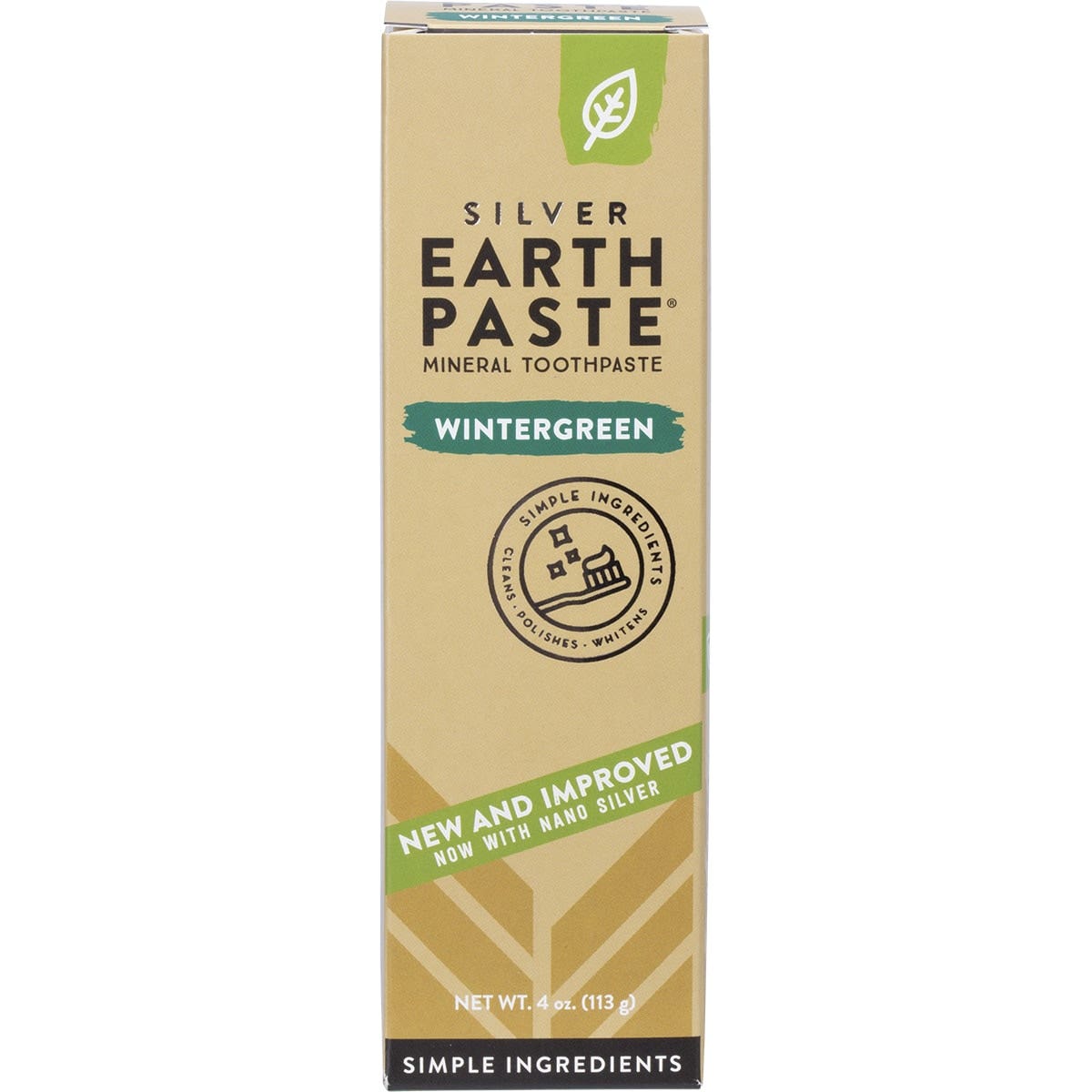Redmond Earthpaste - Toothpaste With Silver Wintergreen - 113g