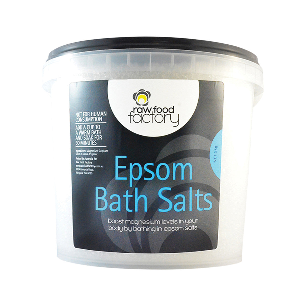 Raw Food Factory Epsom Bath Salts 5kg