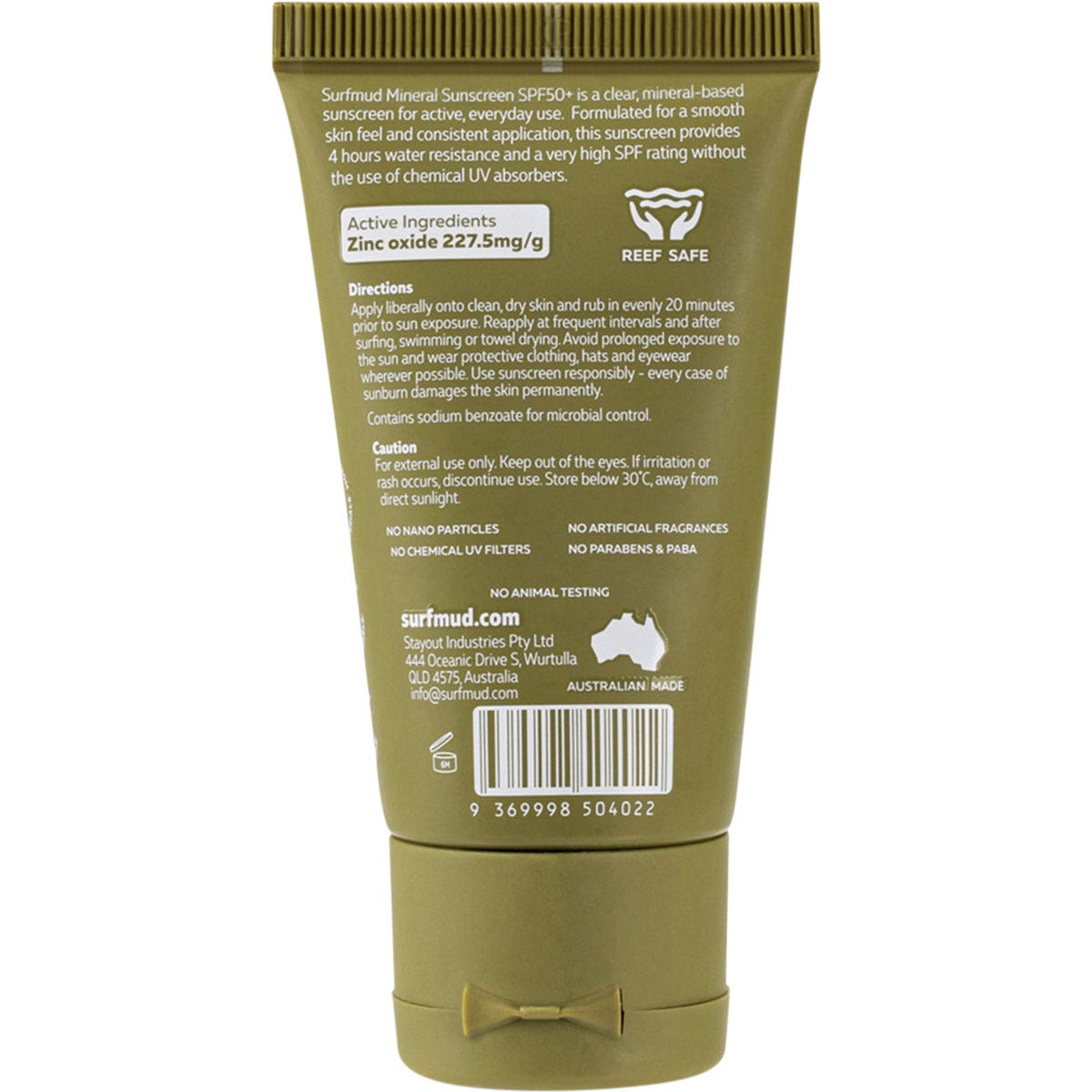 SURFMUD Mineral Sunscreen SPF 50+ 50g