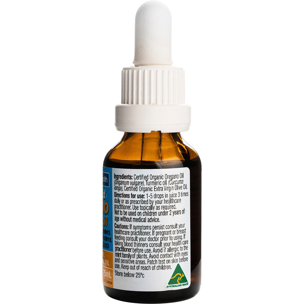 Solutions 4 Health Oil of Wild Oregano & Turmeric Oil 25ml