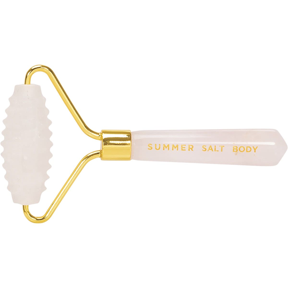 SUMMER SALT BODY Spiky Crystal Facial Roller Rose Quartz 1