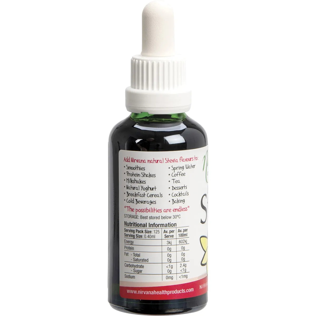 NIRVANA Liquid Stevia Vanilla 50ml