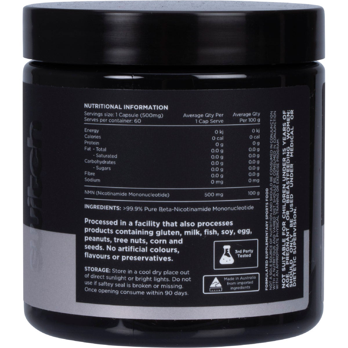 Switch Nutrition Nmn Pure Nicotinamide Mononucleotide 60 Caps