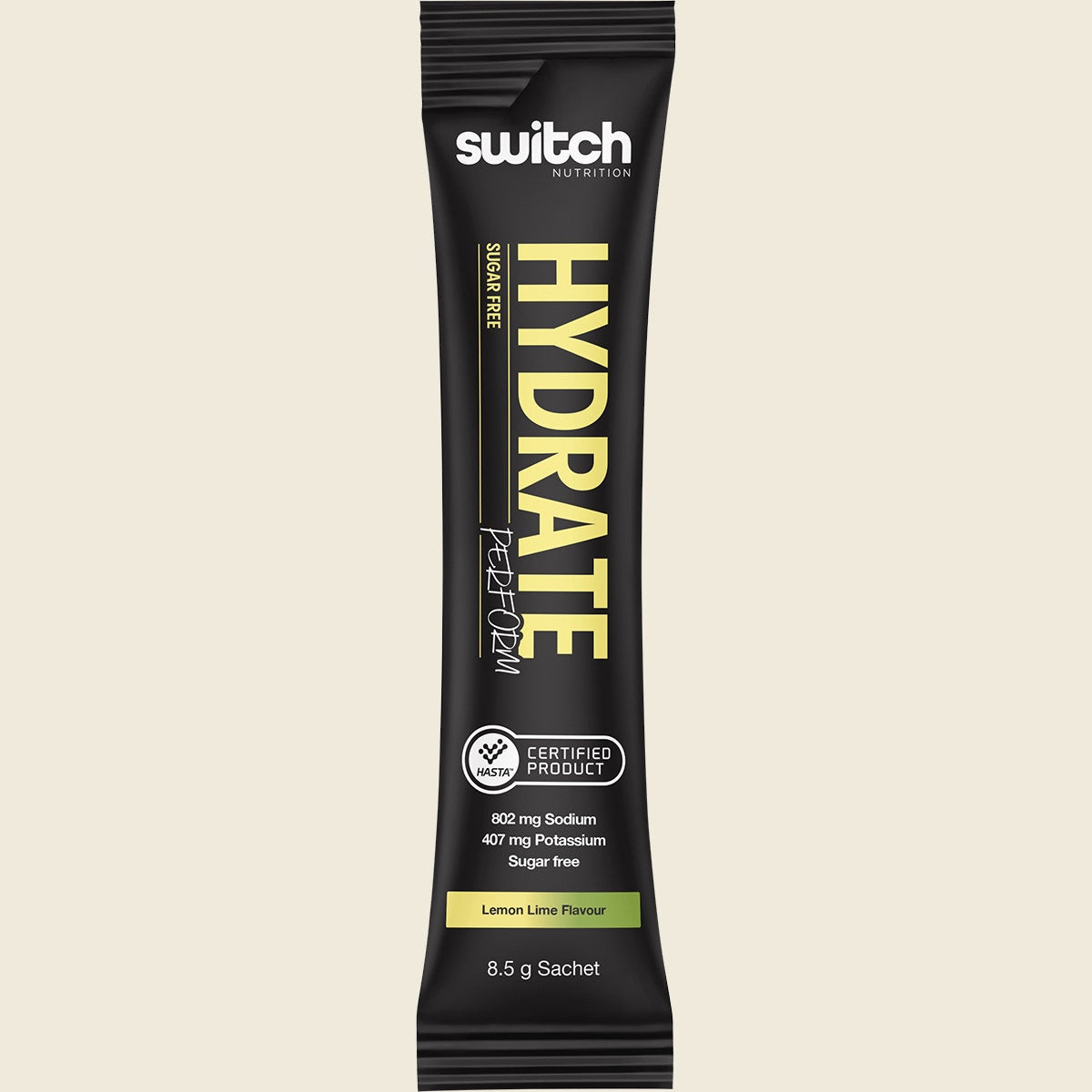 Switch Nutrition Hydrate Perform Sugar Free Lemon Lime 20x8.5g