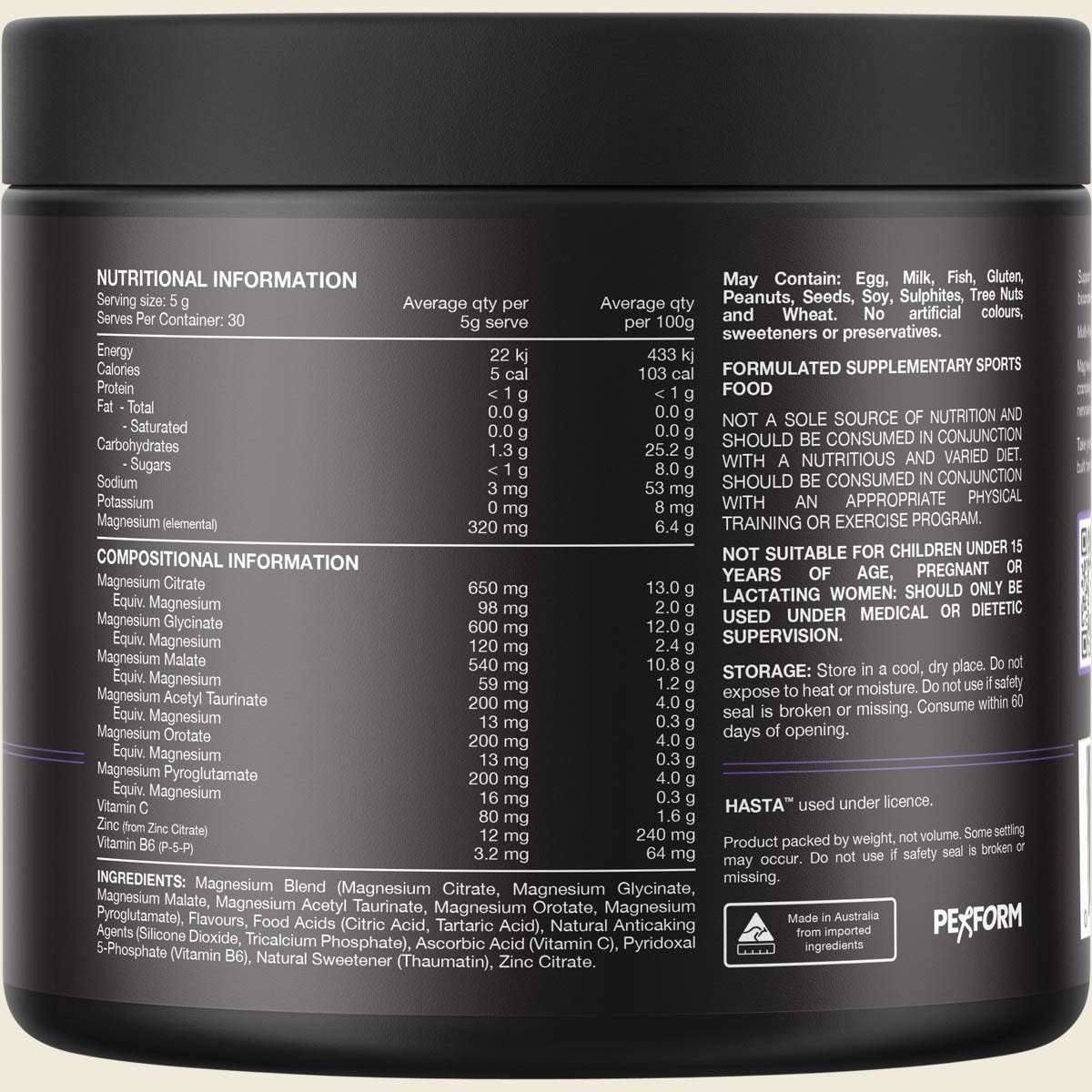Switch Nutrition Perform Multi-Mag Raspberry 150g