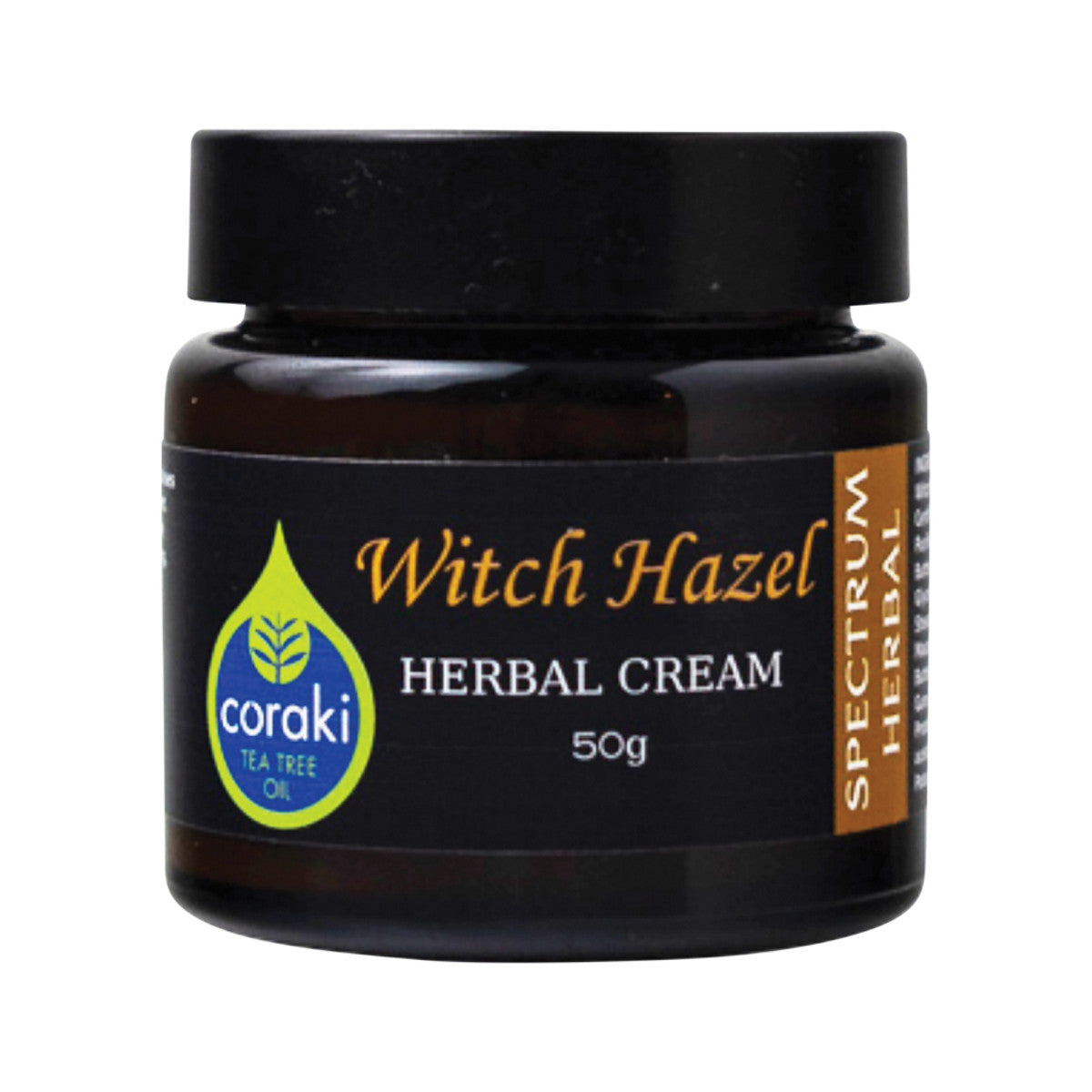 Spectrum Herbal Herbal Cream Witch Hazel with Coraki Tea Tree Oil 50g