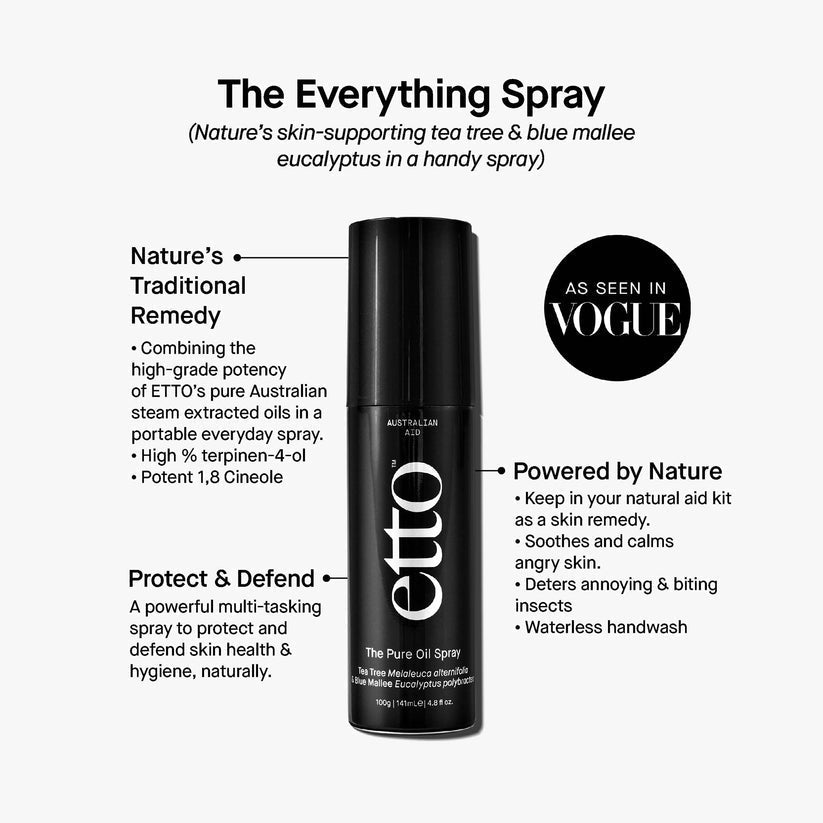 Etto Australia Pure Oil Body Spray 100g