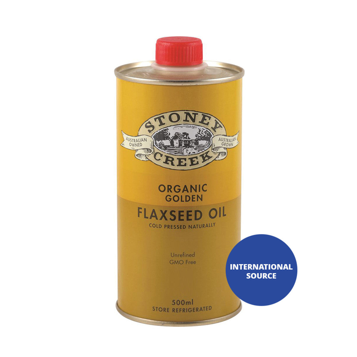Stoney Creek Organic Flaxseed Oil Golden 500ml