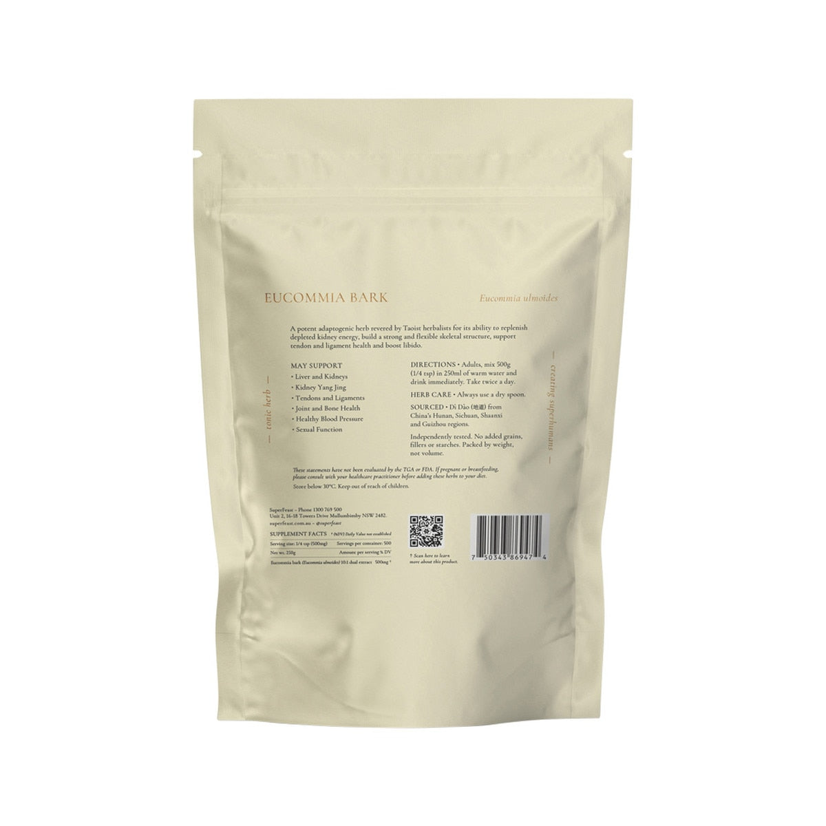 Superfeast Eucommia Bark 250g
