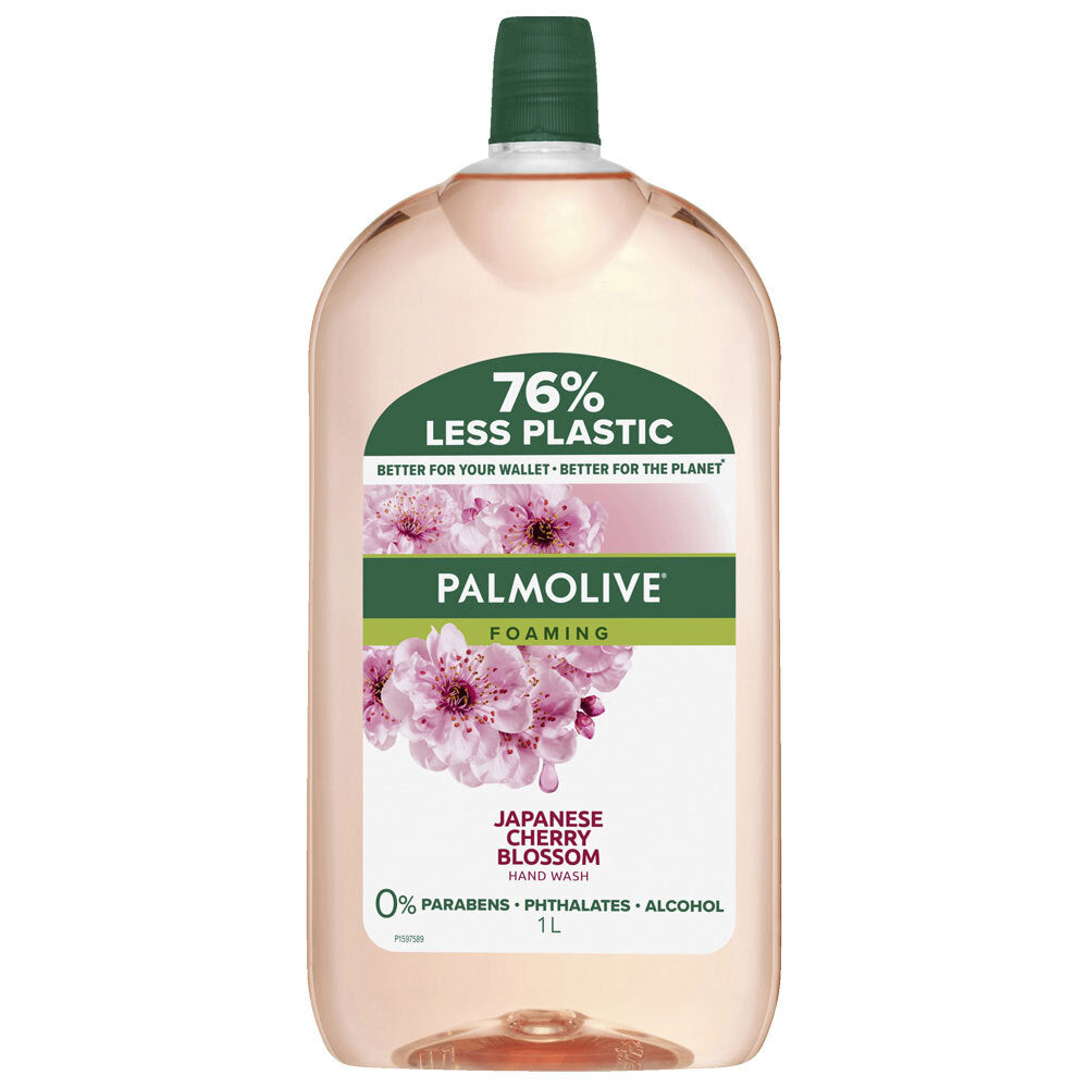 Palmolive Foaming Hand Wash Soap Japanese Cherry Blossom Refill & Save 1 Litre