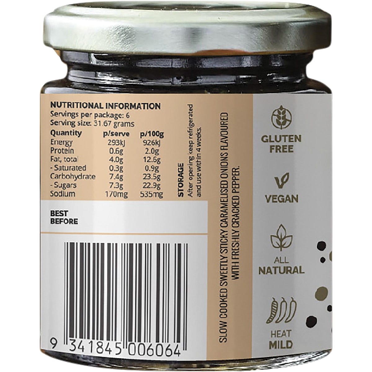 TURBAN CHOPSTICKS Chutney Onion Pepper 190g