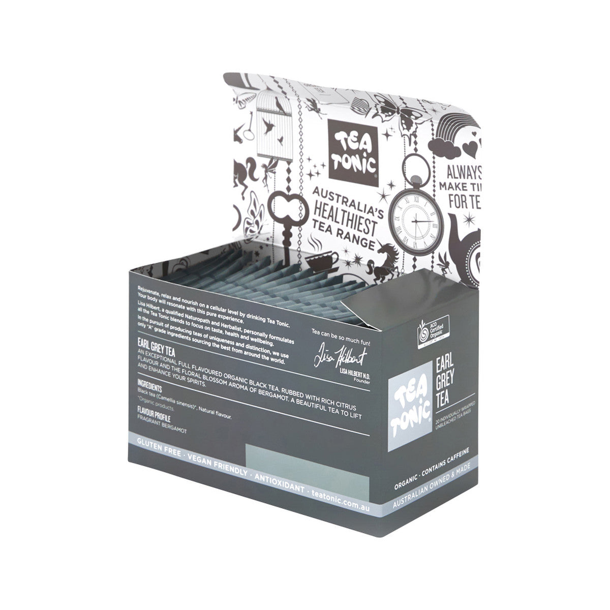 Tea Tonic Organic Earl Grey Tea x 20 Tea Bags