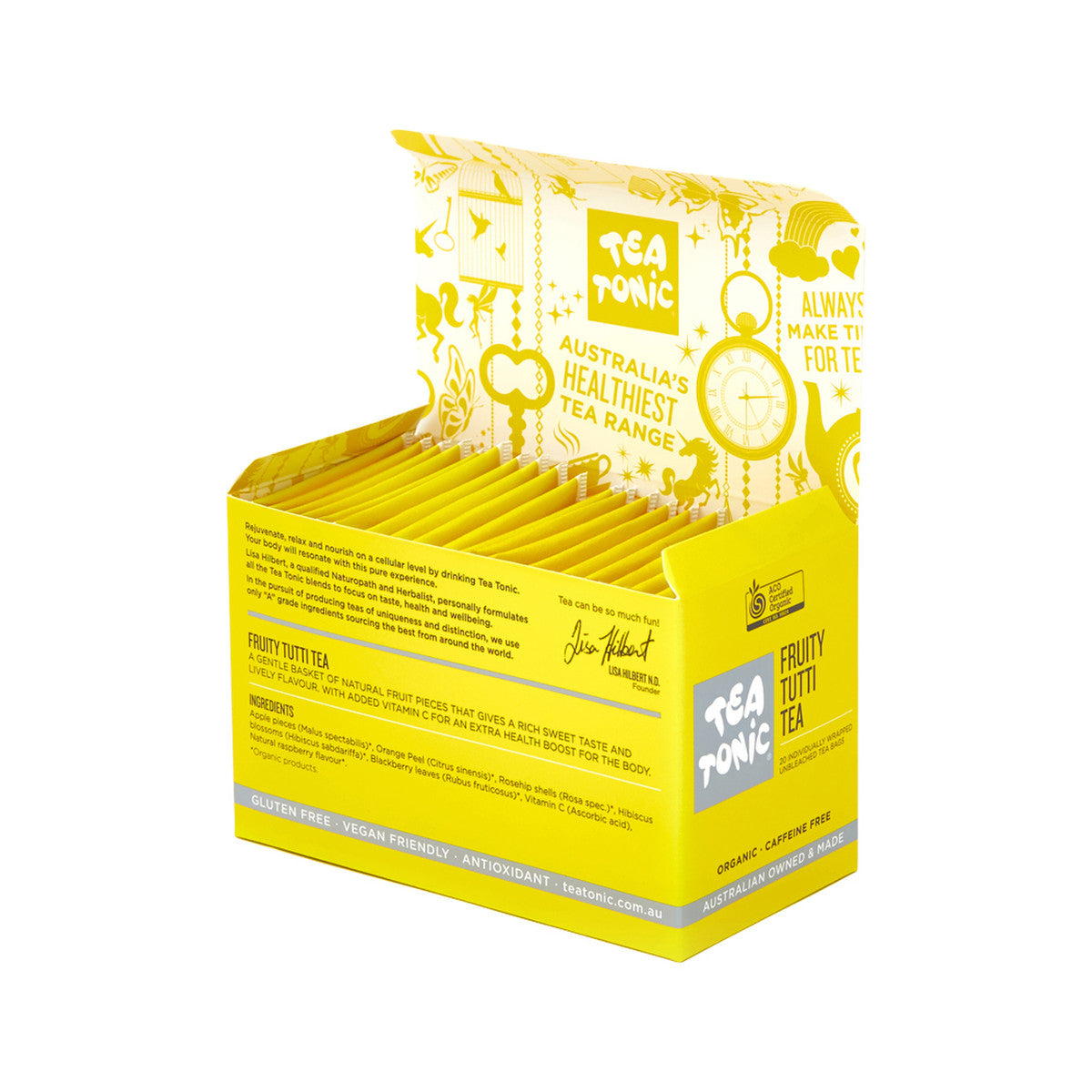 Tea Tonic Organic Fruity Tutti Tea x 20 Tea Bags