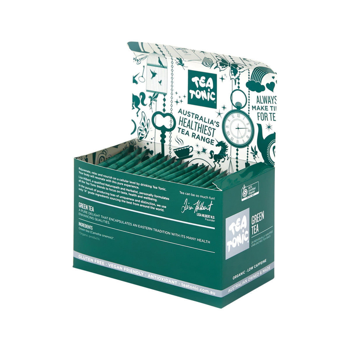 Tea Tonic Organic Green Tea x 20 Tea Bags