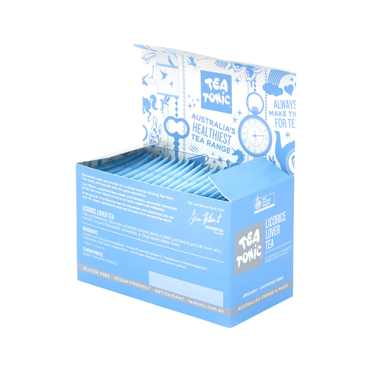 Tea Tonic Organic Licorice Lover Tea x 20 Tea Bags
