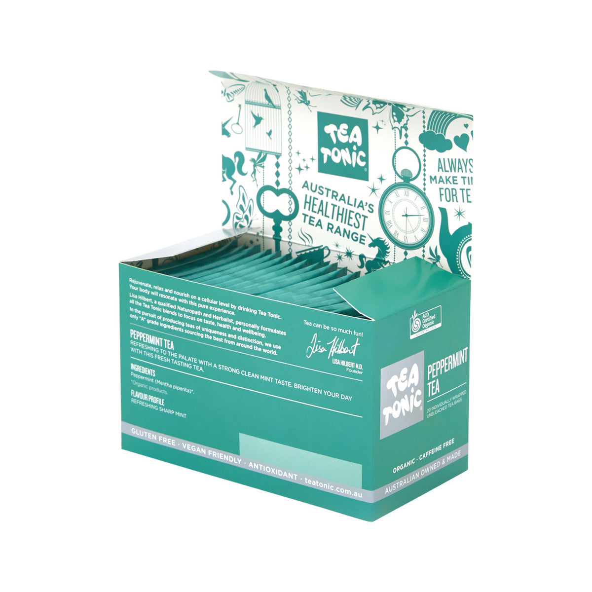 Tea Tonic Organic Peppermint Tea x 20 Tea Bags