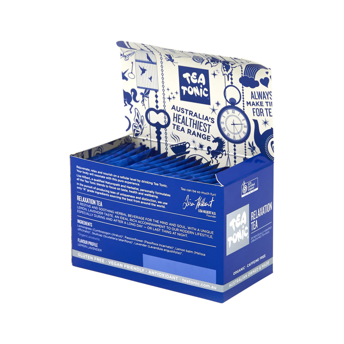 Tea Tonic Organic Relaxation Tea x 20 Tea Bags