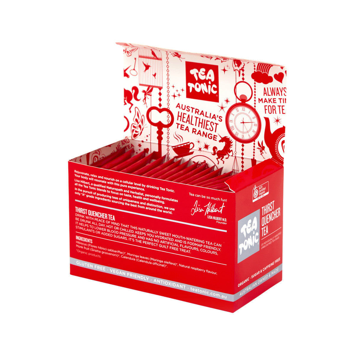 Tea Tonic Organic Thirst Quencher Tea x 20 Tea Bags