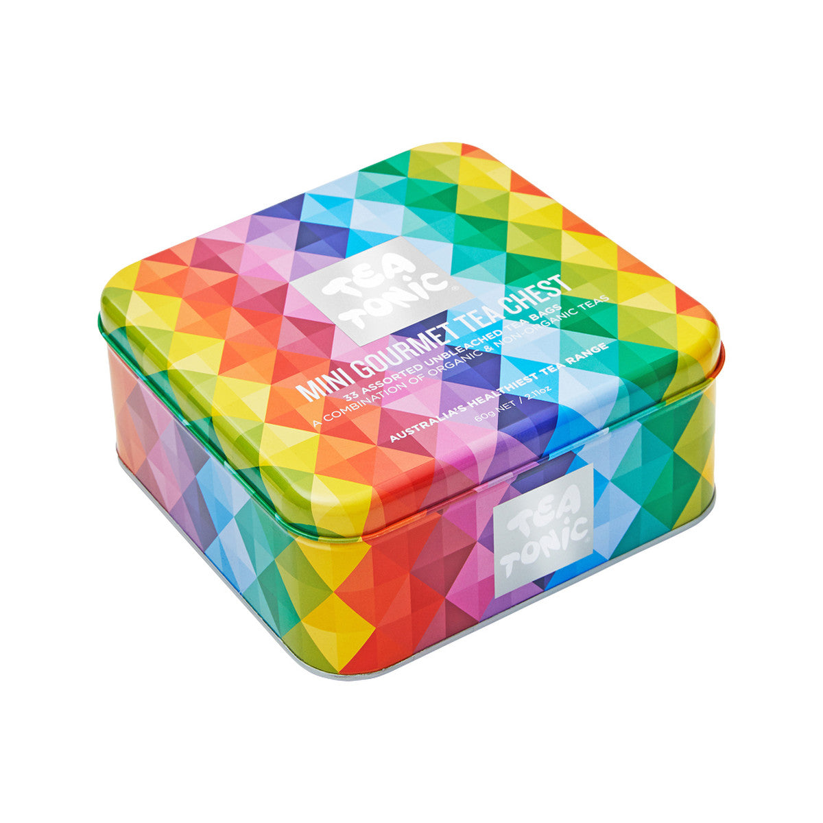 Tea Tonic Gourmet Tin Tea Chest Mini x 32 Tea Bags