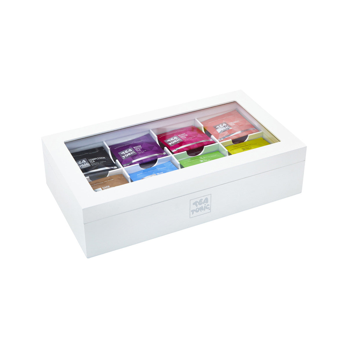 Tea Tonic Wooden Tea Chest Luxury x 56 Tea Bags
