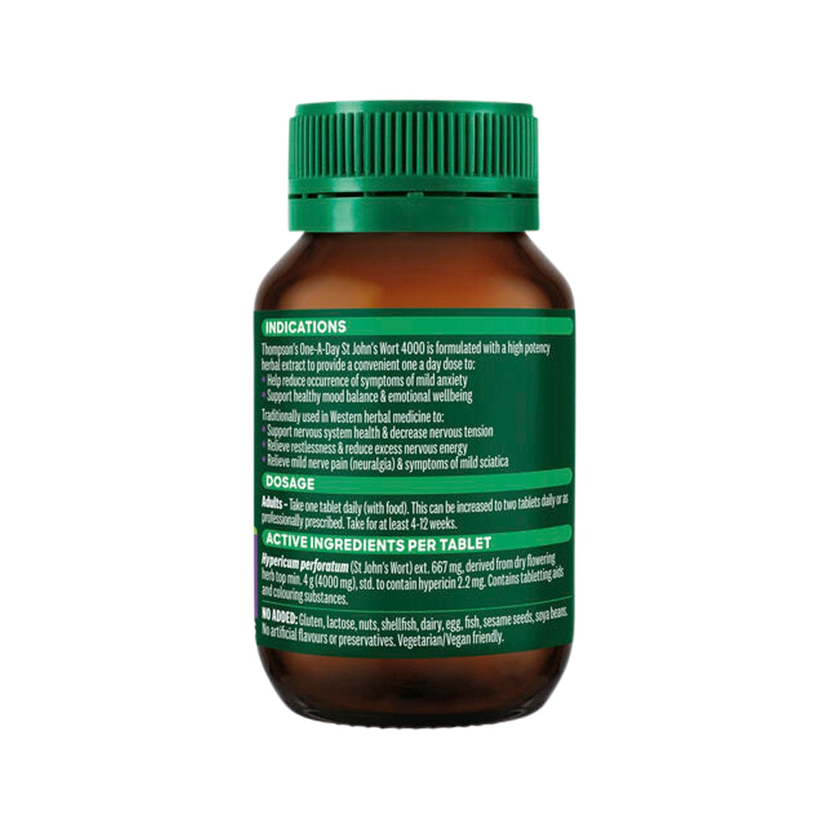 Thompson's One-a-day St. Johns Wort 4000mg 60 Tablets