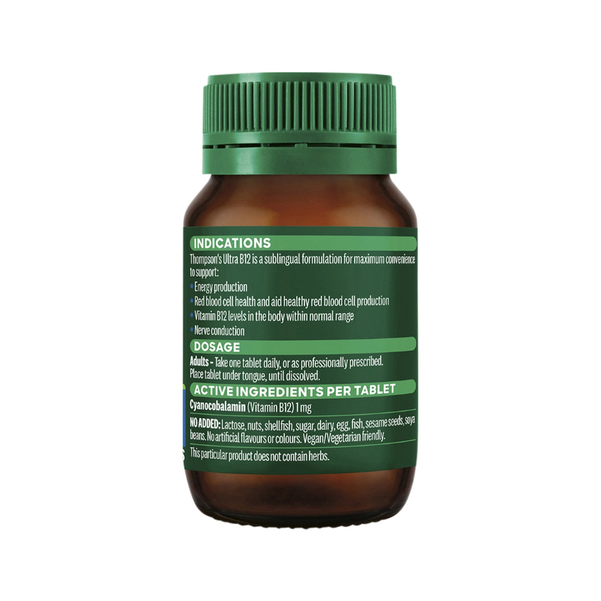 Thompsons Ultra B12 1000mcg 100 Tablets