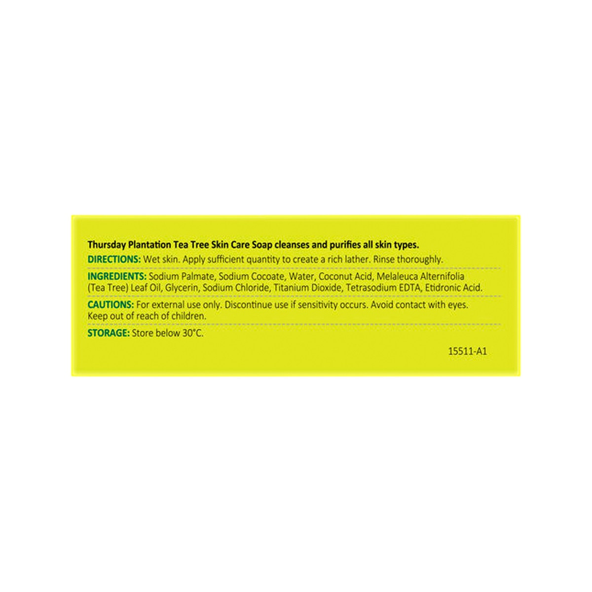 Thursday Plantation Tea Tree Soap 125g