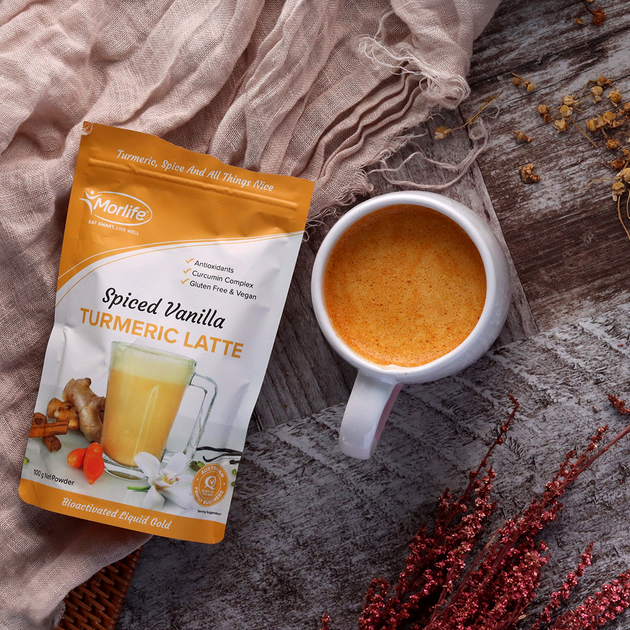 Morlife Spiced Vanilla Turmeric Latte 100g