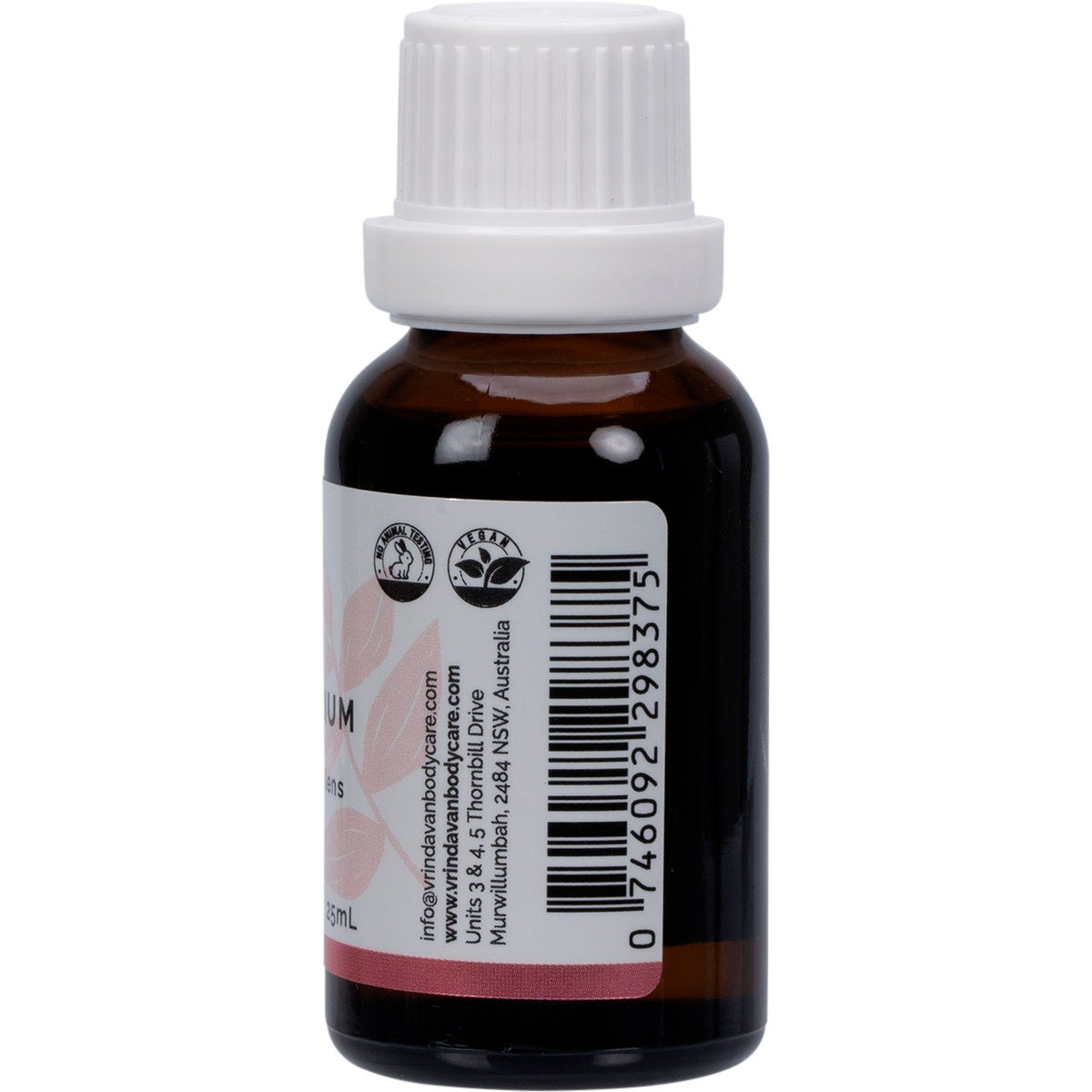 VRINDAVAN Essential Oil (100%) Rose Geranium 25ml