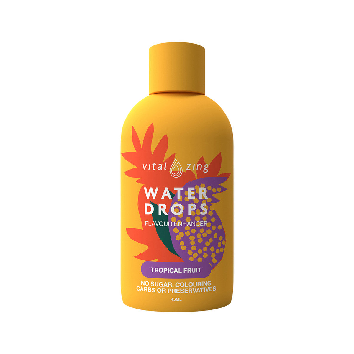 Vital Zing Water Drops (Flavour Enhancer with Stevia) Tropical 45ml