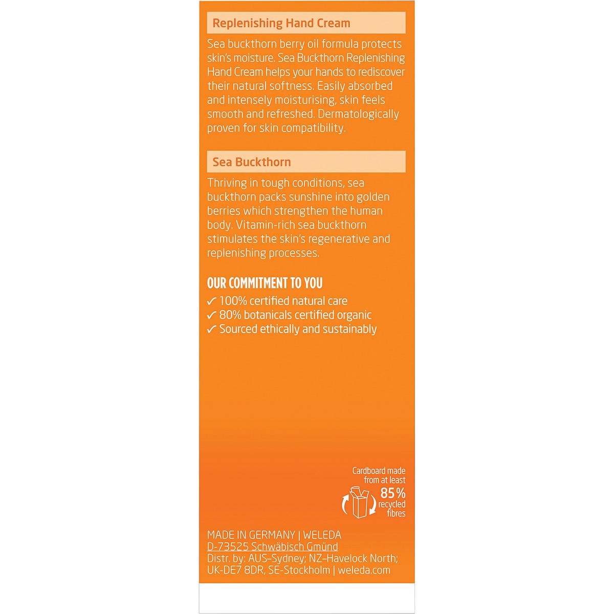 WELEDA Hand Cream Sea Buckthorn 50ml