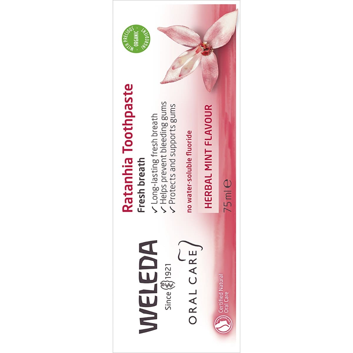 WELEDA Toothpaste Ratanhia 75ml