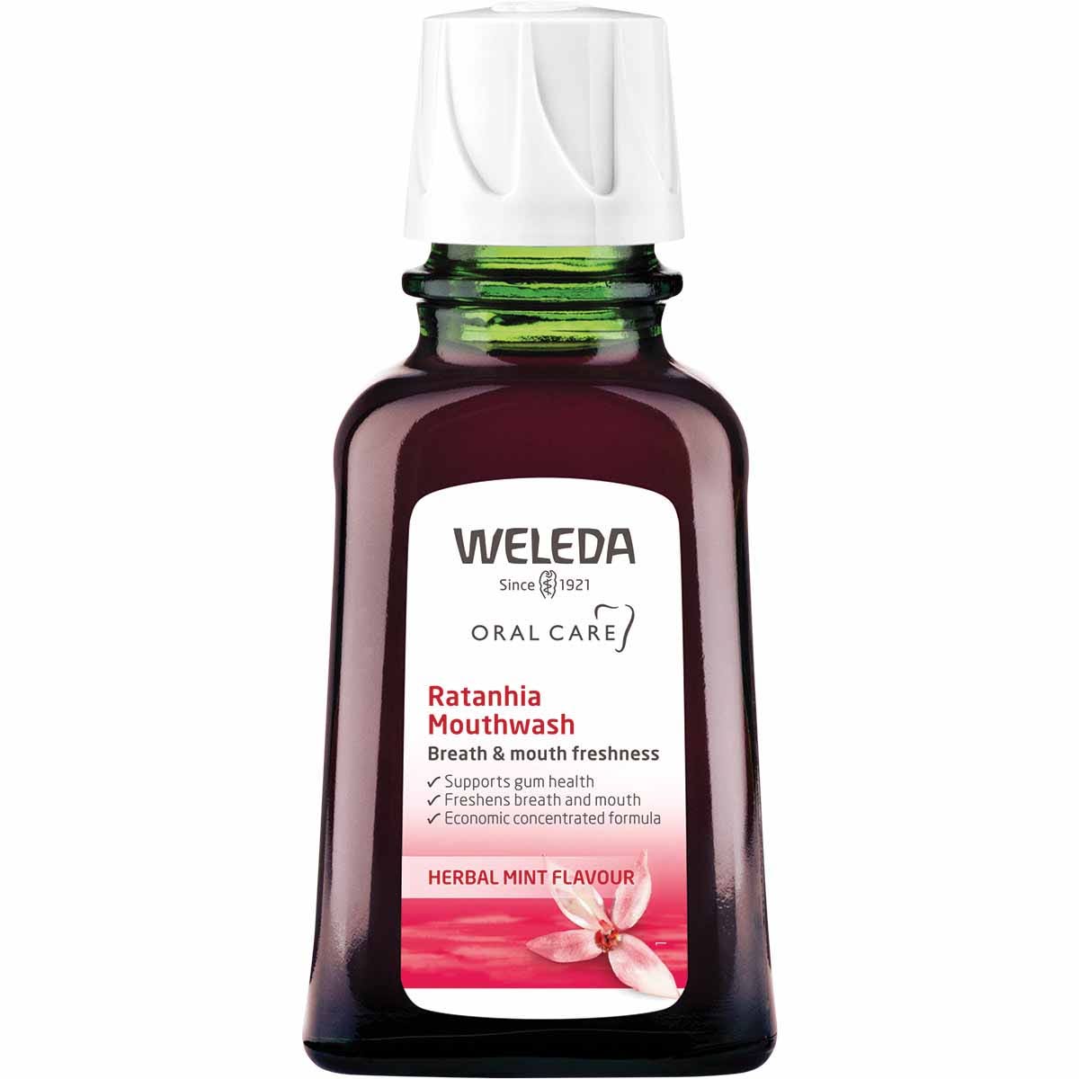 WELEDA Mouthwash Ratanhia Herbal Mint Flavour 50ml