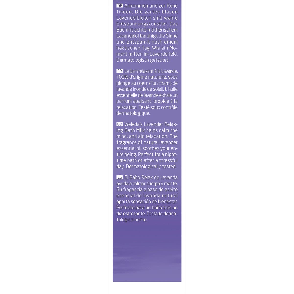 Weleda Organic Bath Milk Relaxing (Lavender) 200ml