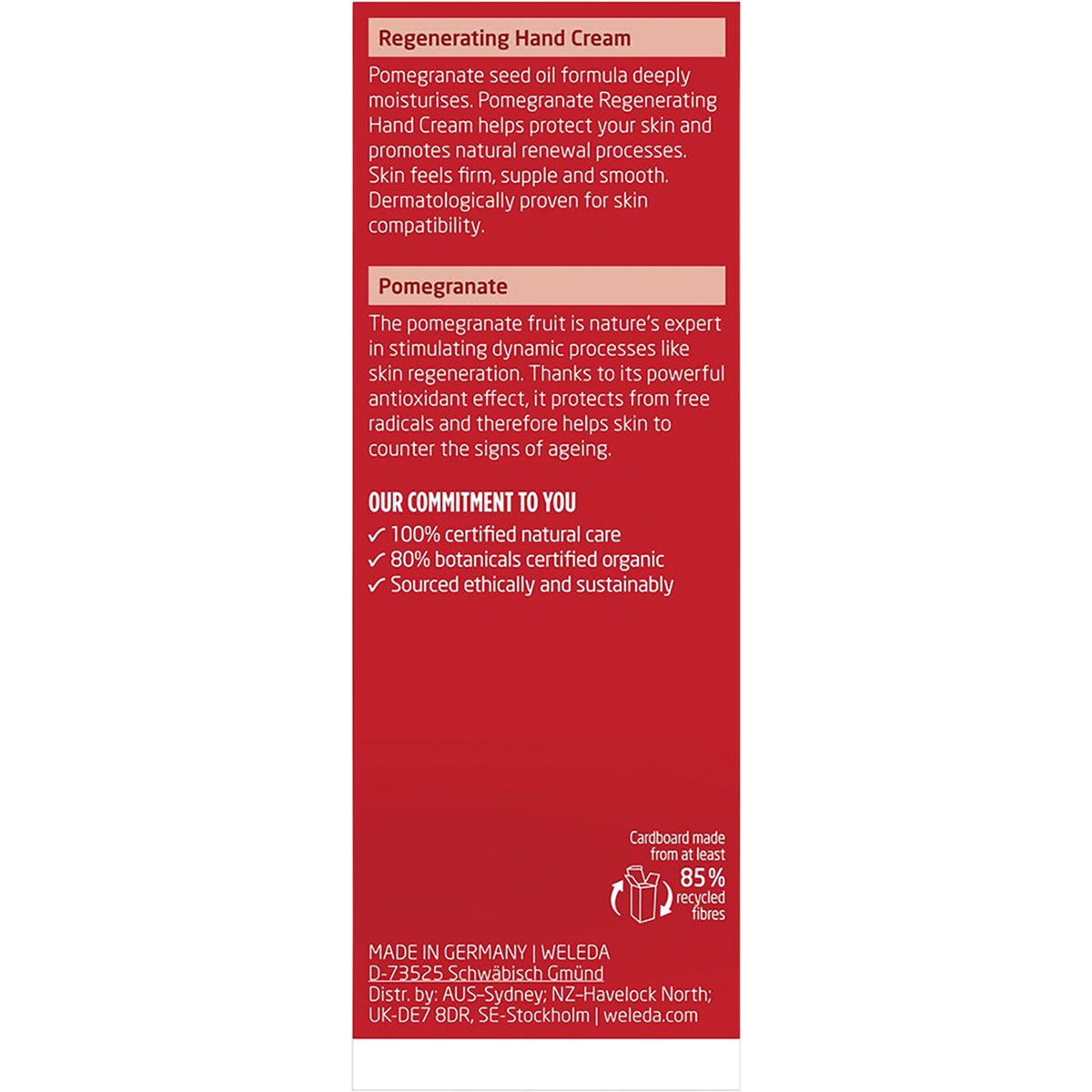 WELEDA Hand Cream Pomegranate 50ml