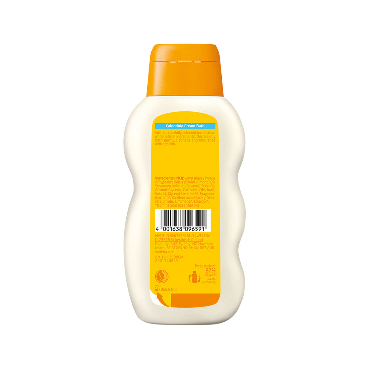 Weleda Baby Organic Cream Bath Calendula 200ml